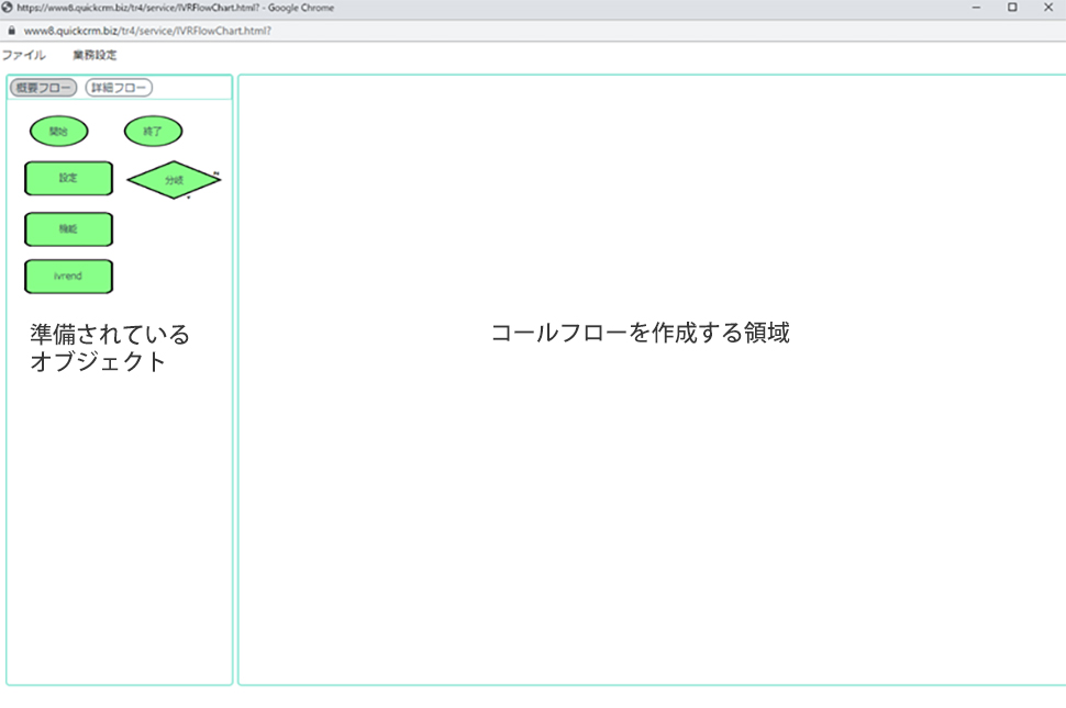 IVRフロー作成